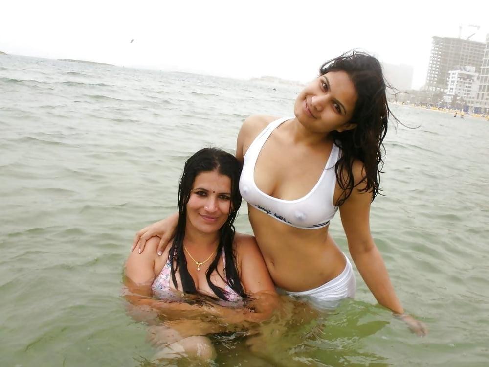 15P Hot sexy Indian desi MILF tits with sister (108)