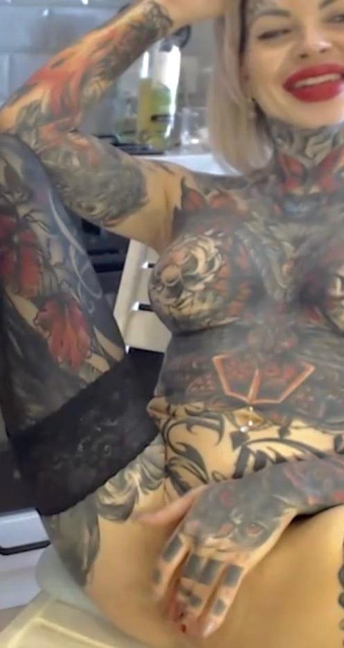11P Hottest Little Whore 2 (tattoo)