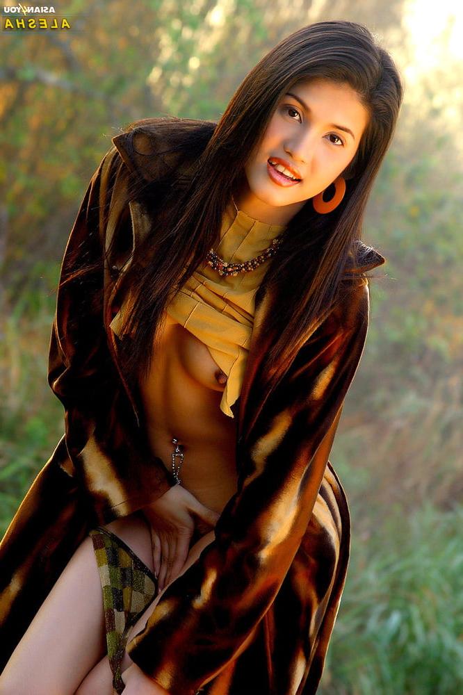 25P hairy asian Alesha dildoing 1