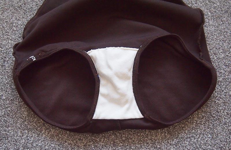 11P 1977 keynote brown fitted swimsuit