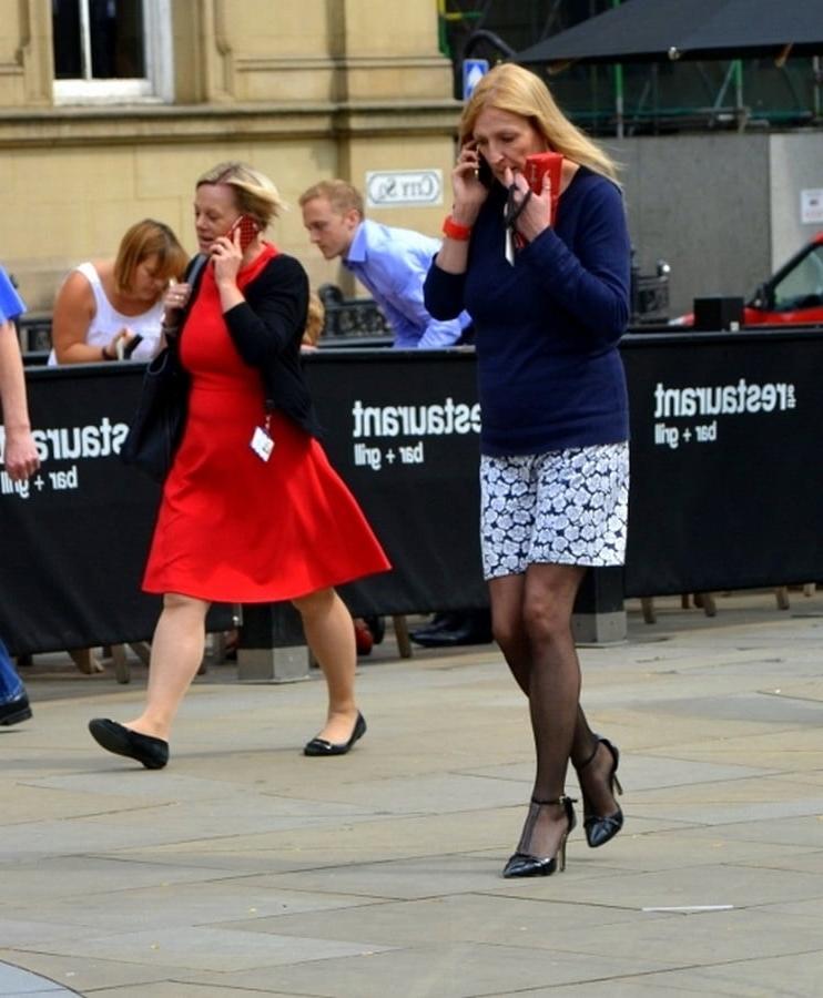 10P pantyhose in the street 2