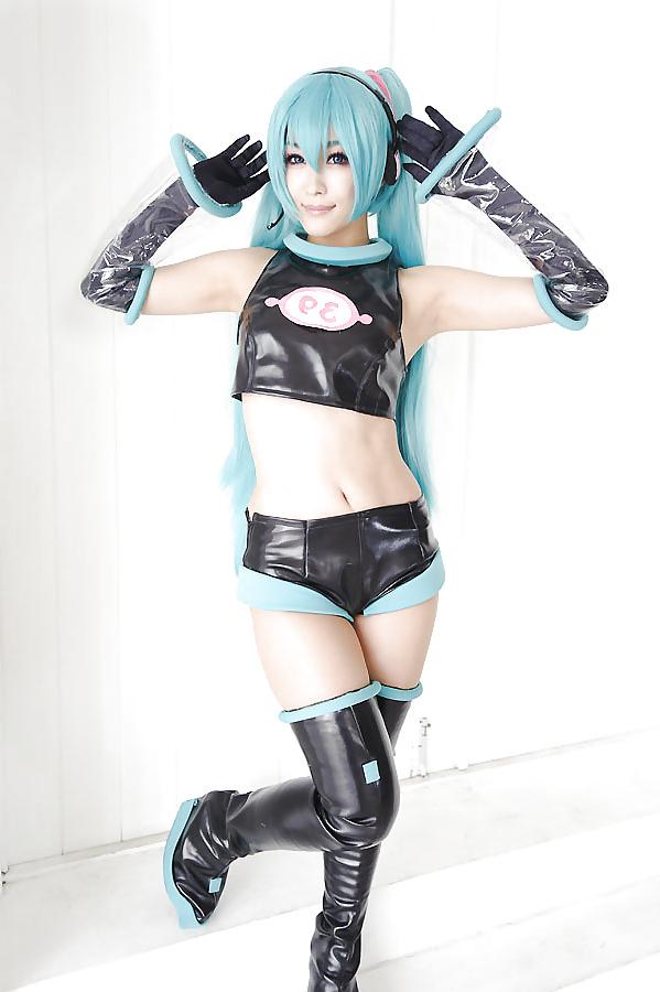 25P Sexy Japanese Hatsune Miku Cosplay II