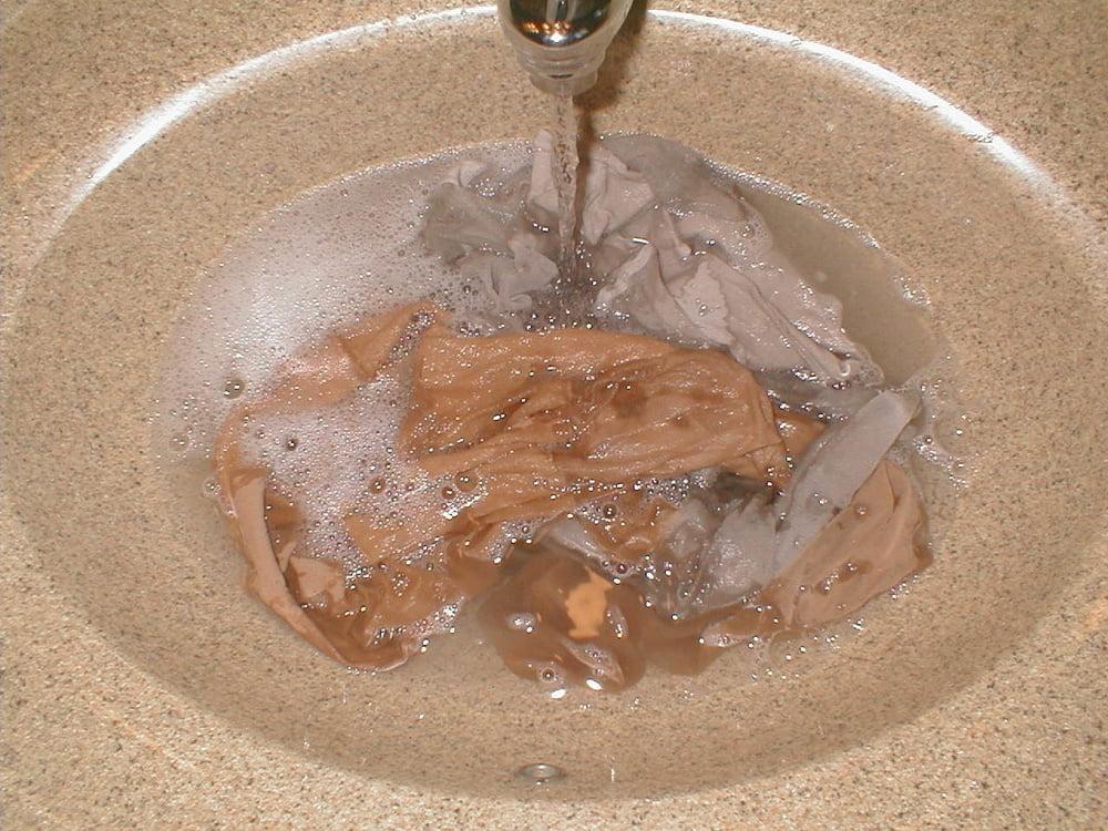 14P Handwashing the Wife's Pantyhose