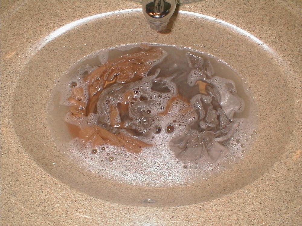 14P Handwashing the Wife's Pantyhose
