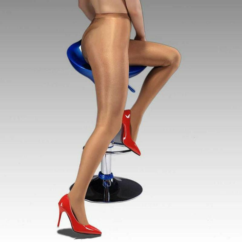 12P shiny pantyhose