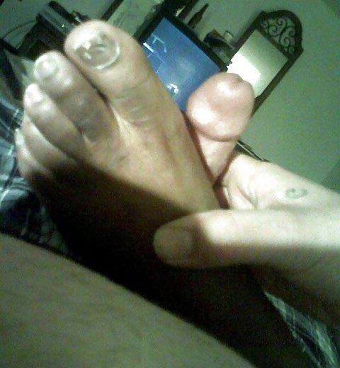 15P Footjob from co-worker