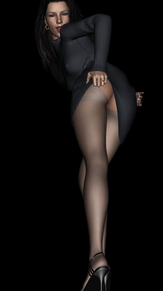 25P 3D Pantyhose