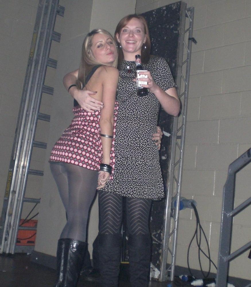 25P Cunts in Grey Pantyhose #01