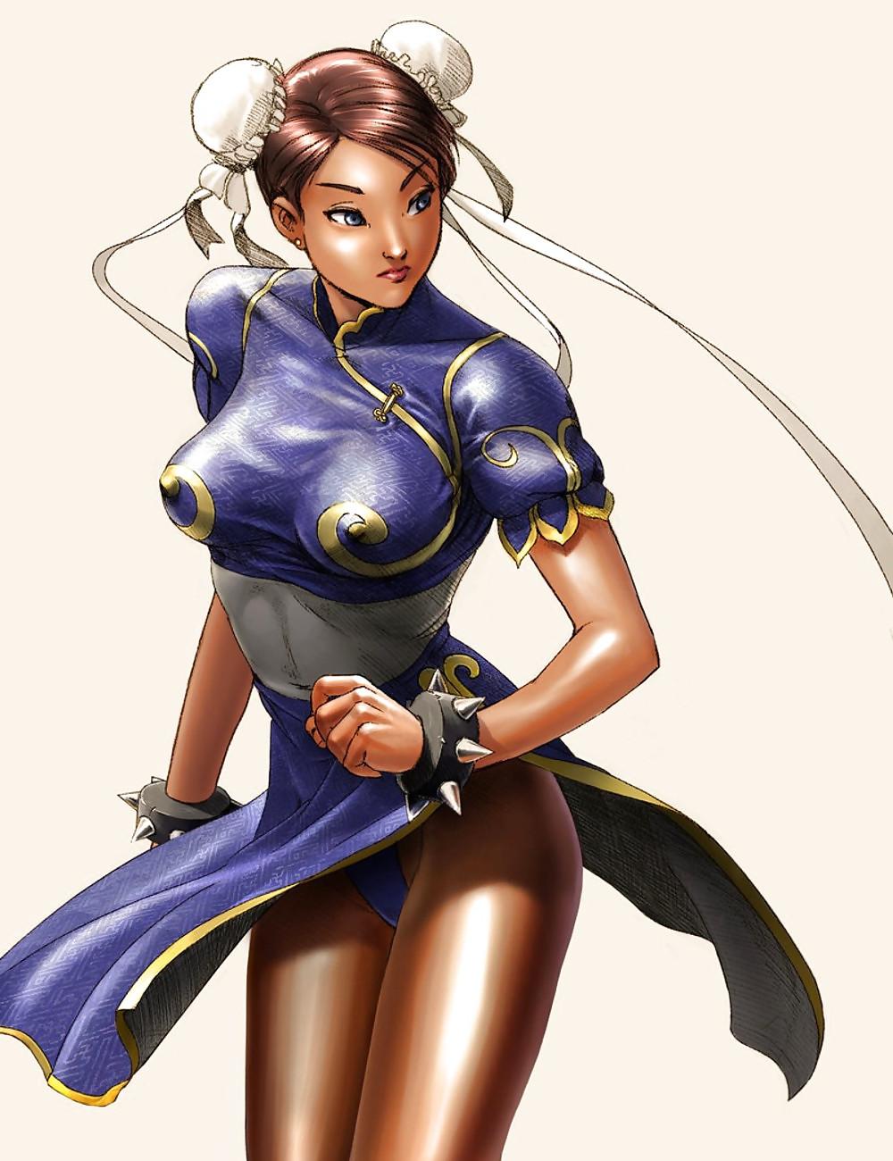25P Chun Li Strumpfhosen Street Fighter