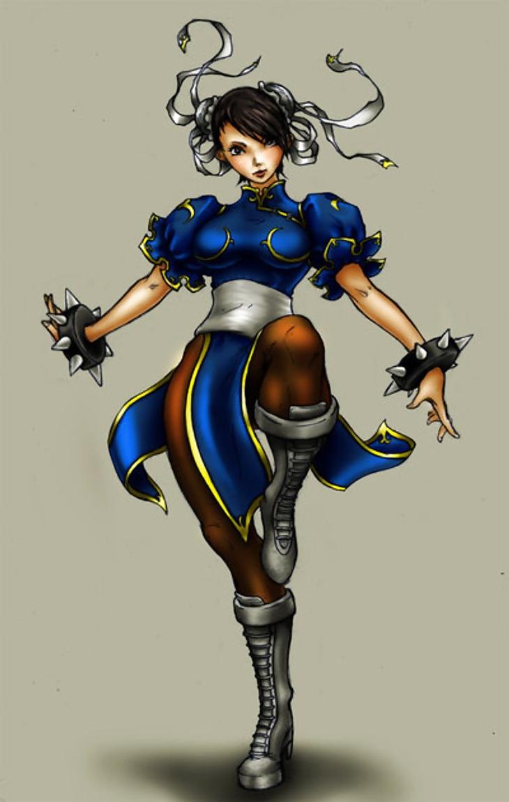 25P Chun Li Strumpfhosen Street Fighter