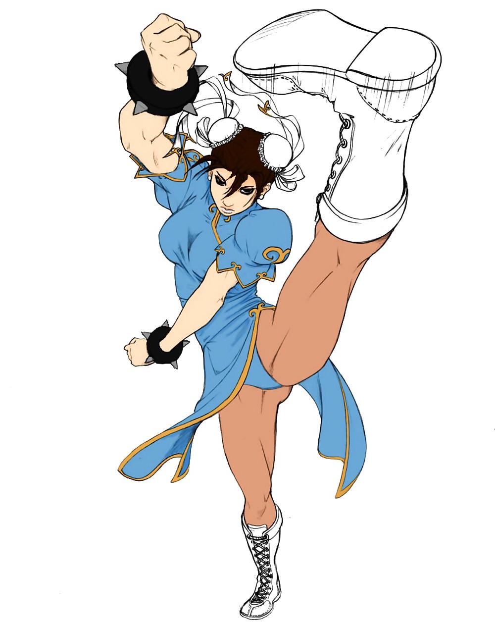 25P Chun Li Strumpfhosen Street Fighter