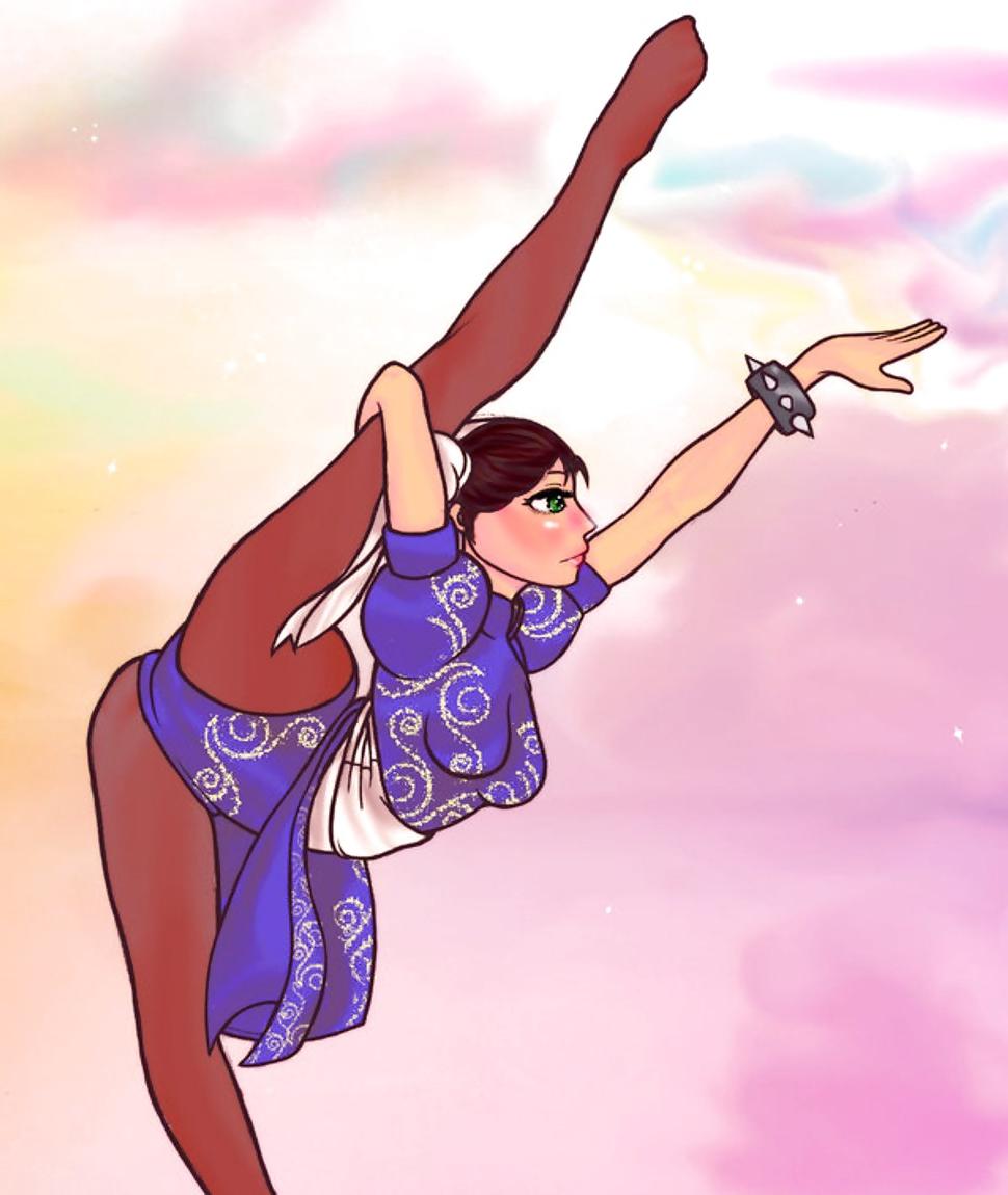 25P Chun Li Strumpfhosen Street Fighter