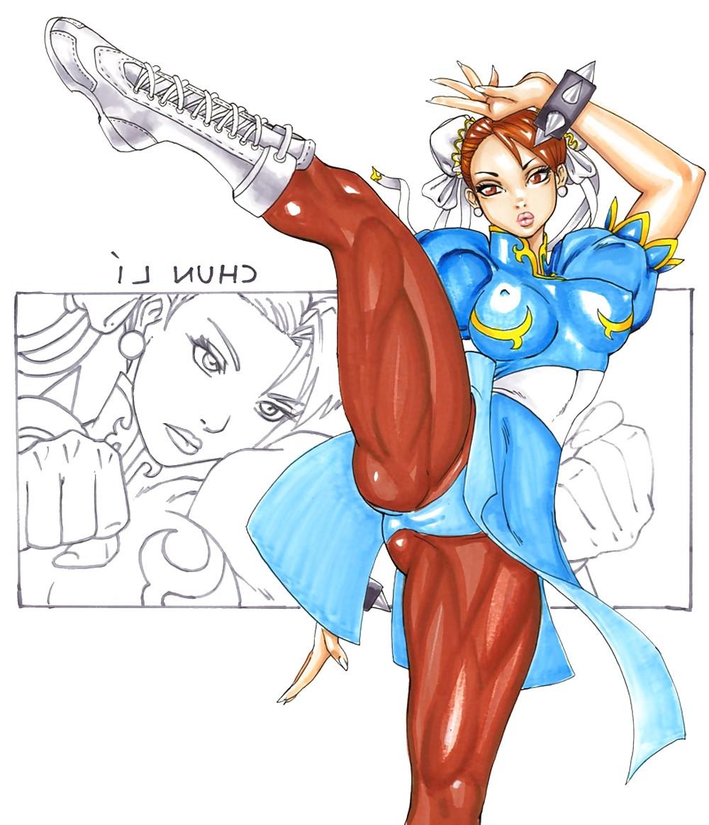 25P Chun Li Strumpfhosen Street Fighter