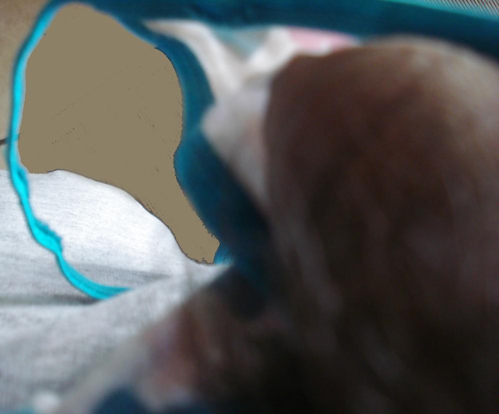 5P Neighbors Worn Light Blue Thong