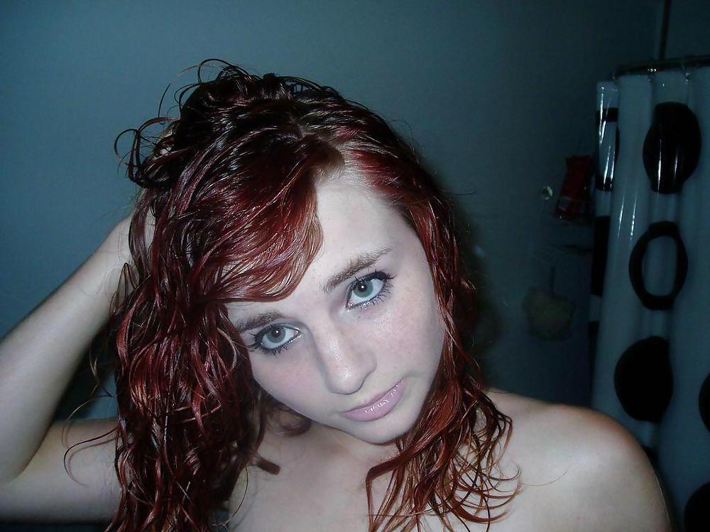 25P Freckled Redhead Teen