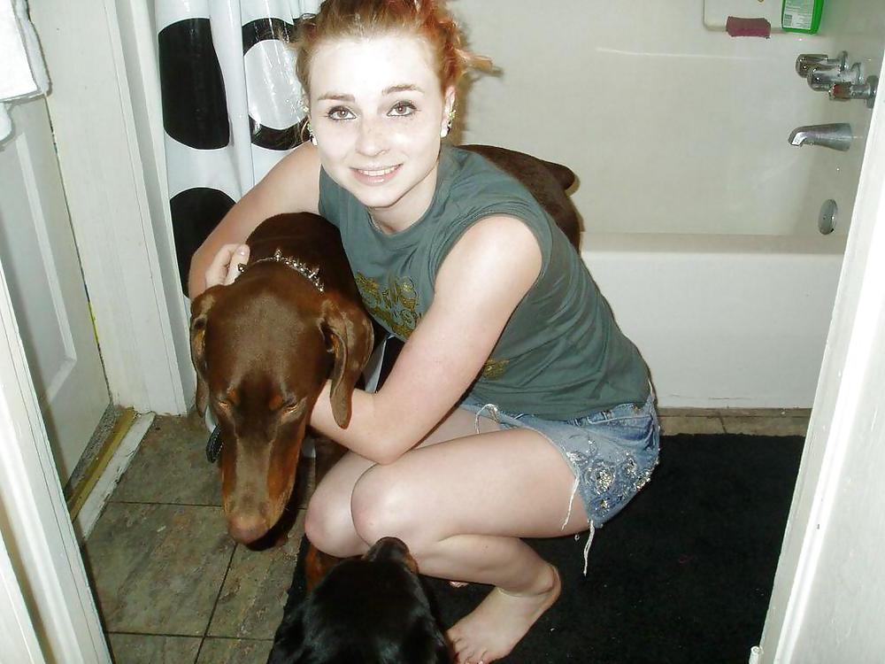 25P Freckled Redhead Teen