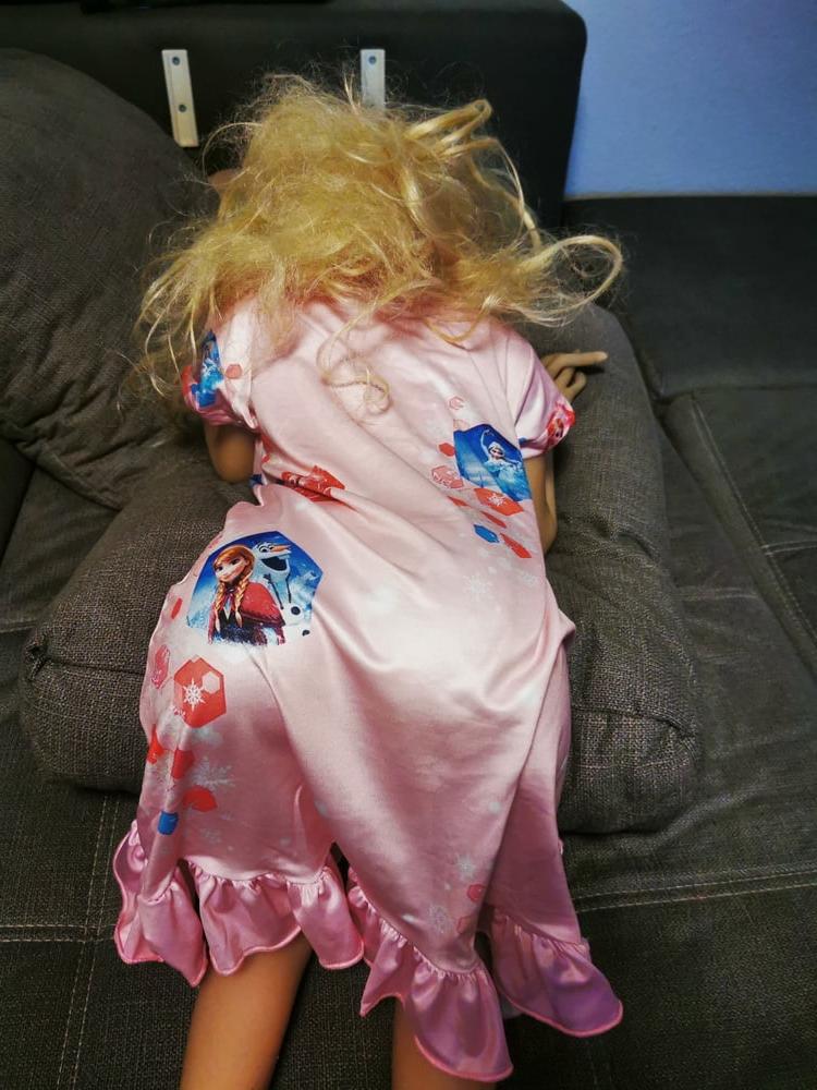 8P 100 CM WM Sex Dolls  in Frozen dress