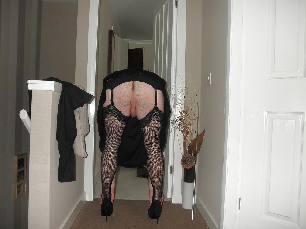 6P New Black Dress and Heels