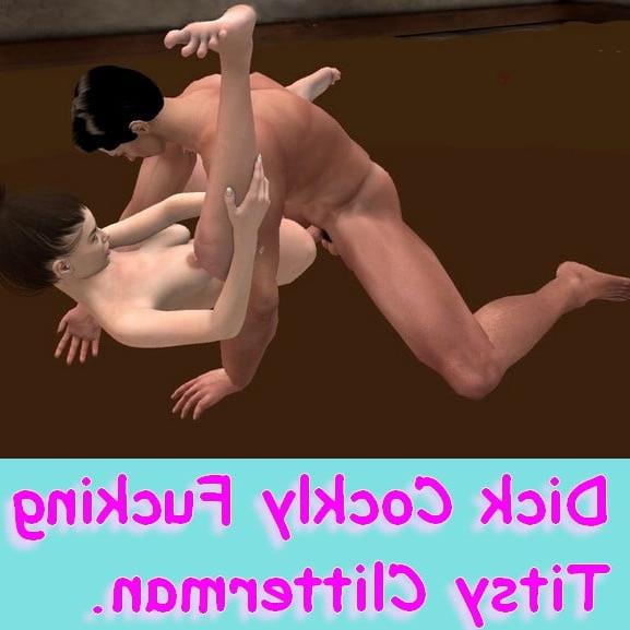 5P Dick Cockly,  A 3D computer virtual reality model I created.