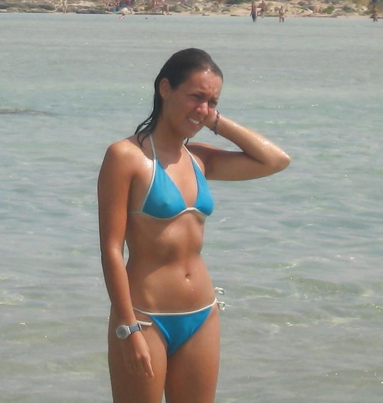 25P Sluts wearing blue bikini
