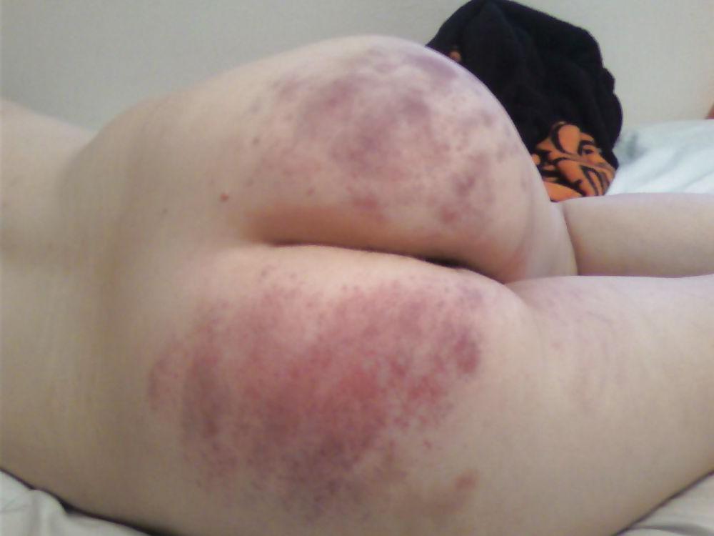 5P Fun with wax and a paddled ass.