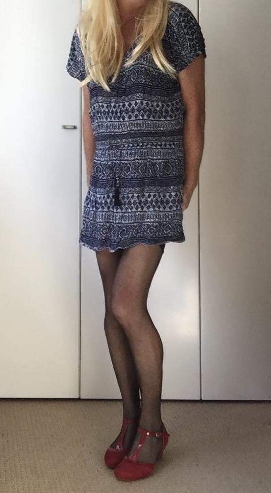 10P Sarah cd short dress and lingerie