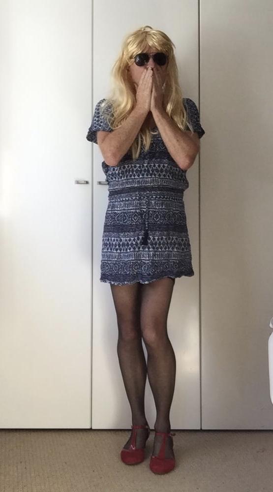 10P Sarah cd short dress and lingerie