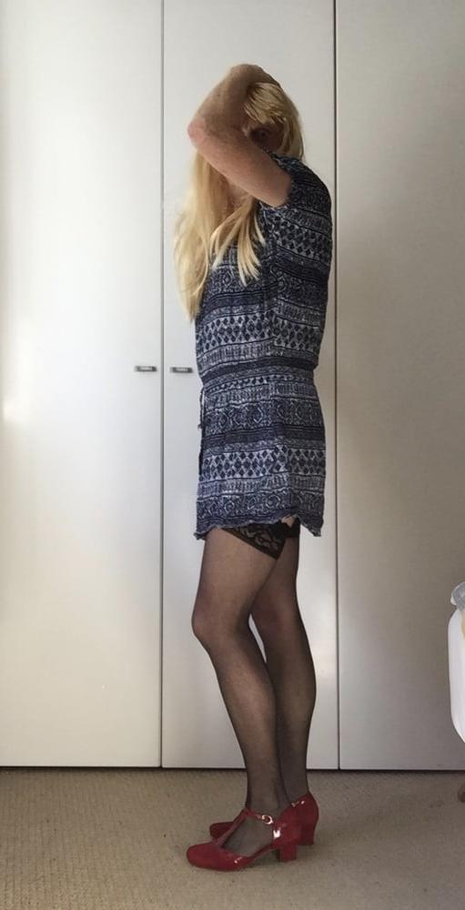 10P Sarah cd short dress and lingerie