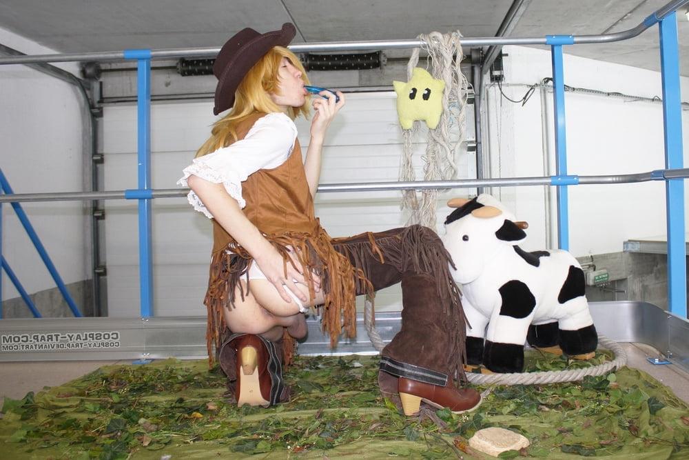 9P Crossdress cosplay chaps cowgirl Rosalina