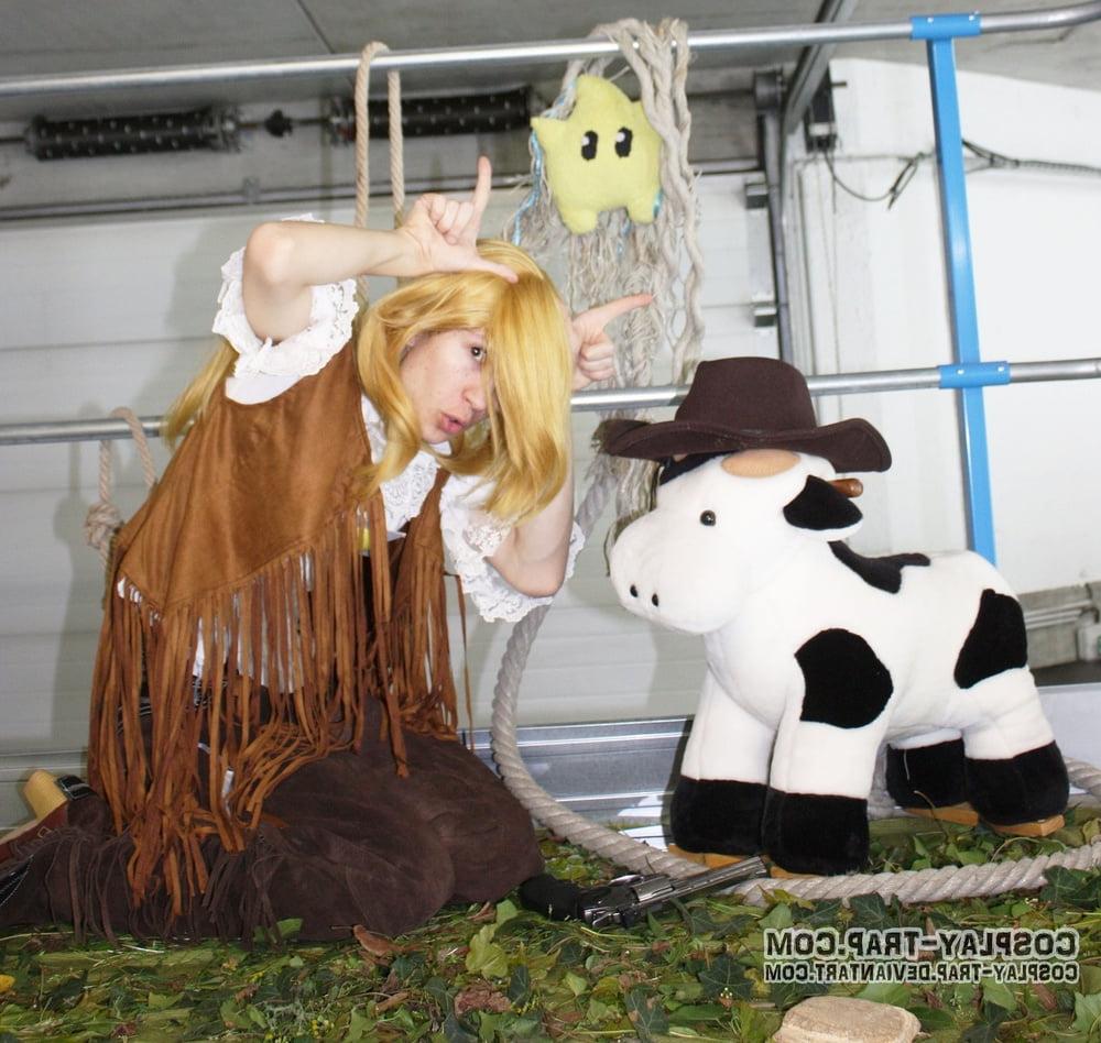9P Crossdress cosplay chaps cowgirl Rosalina