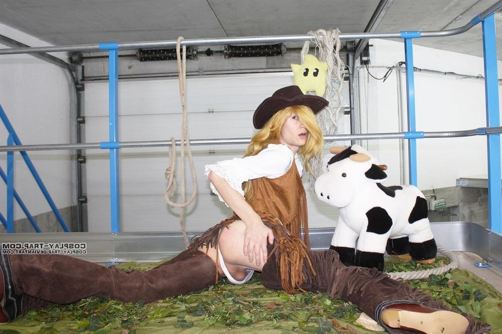 9P Crossdress cosplay chaps cowgirl Rosalina