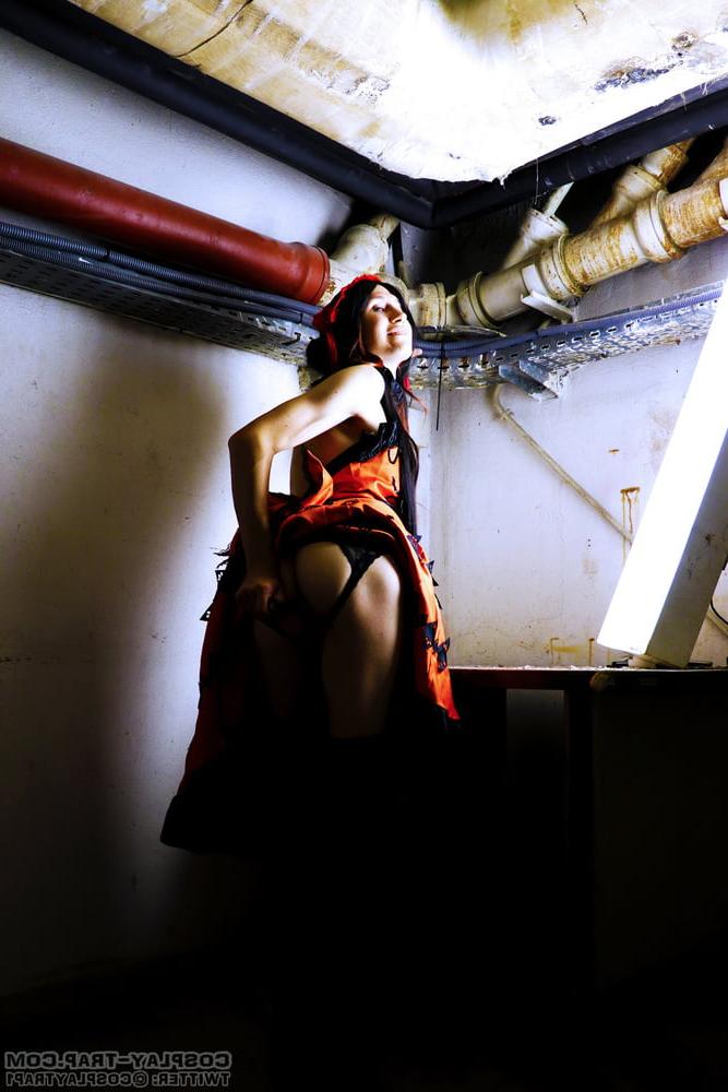 10P Kurumi's dark side crazy trap cosplay