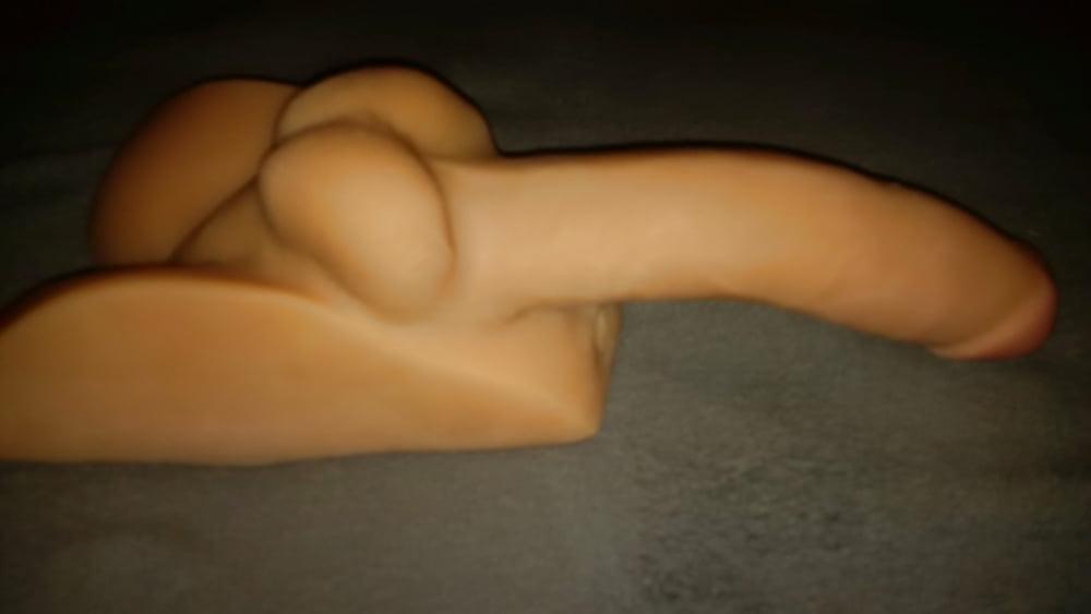 14P 2017-07-11 Adammale Cyberskin Ass Stroker with Erect Cock