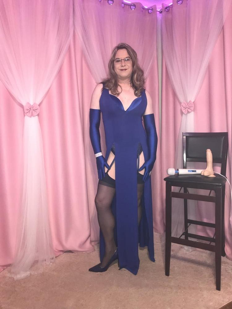 25P Joanie - Blue Maxi Vest Dress and Lady Marlene Part 3