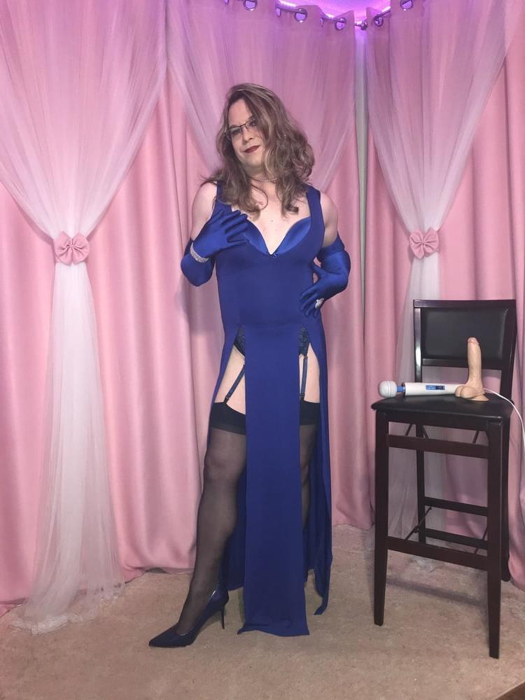 25P Joanie - Blue Maxi Vest Dress and Lady Marlene Part 3