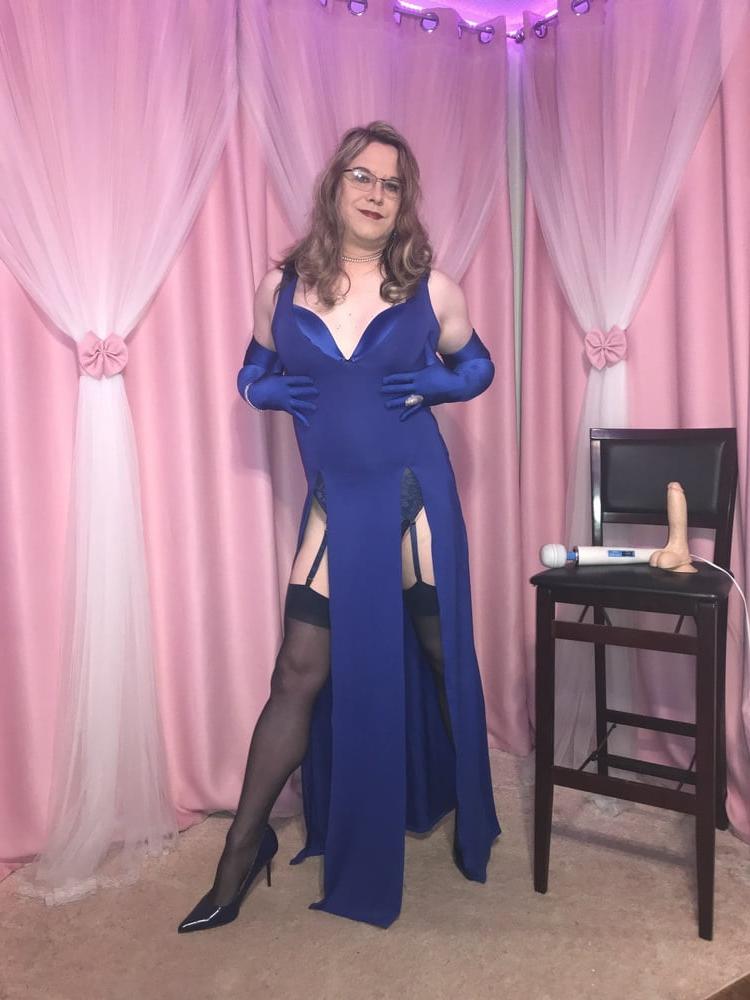 25P Joanie - Blue Maxi Vest Dress and Lady Marlene Part 3