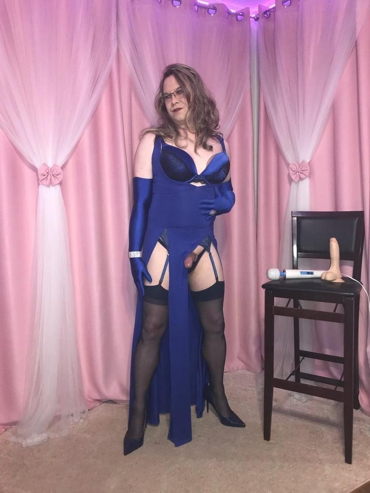25P Joanie - Blue Maxi Vest Dress and Lady Marlene Part 3