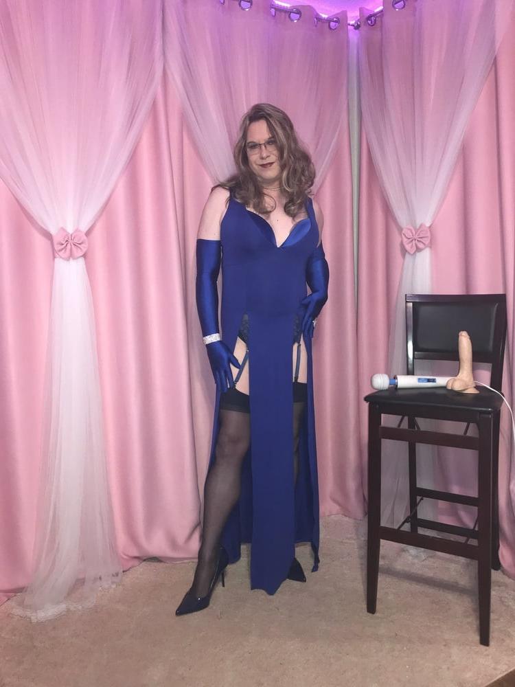 25P Joanie - Blue Maxi Vest Dress and Lady Marlene Part 3