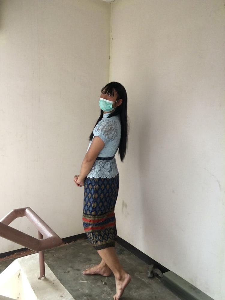25P Dress Thai set  light blue