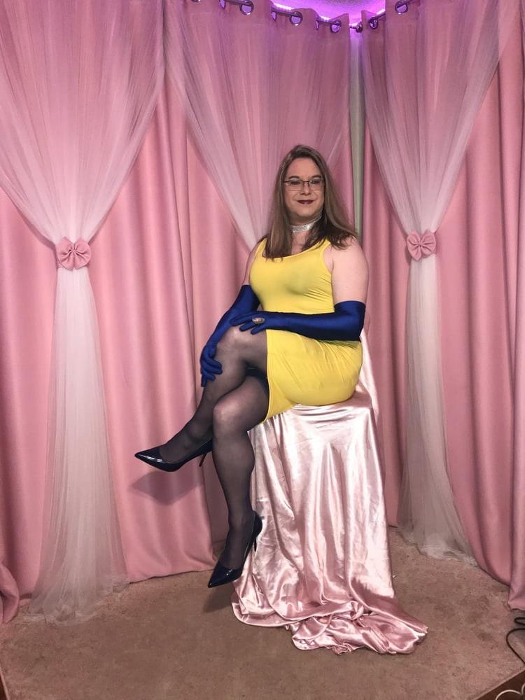 25P Joanie - Yellow Pencil Dress 2