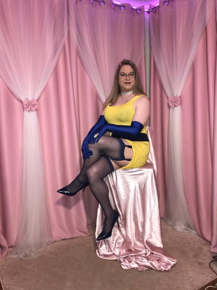 25P Joanie - Yellow Pencil Dress 2
