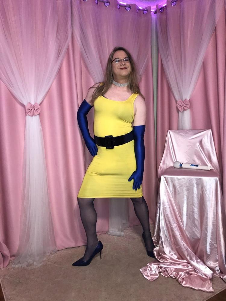 25P Joanie - Yellow Pencil Dress 2