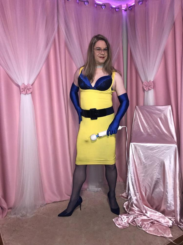 25P Joanie - Yellow Pencil Dress 2