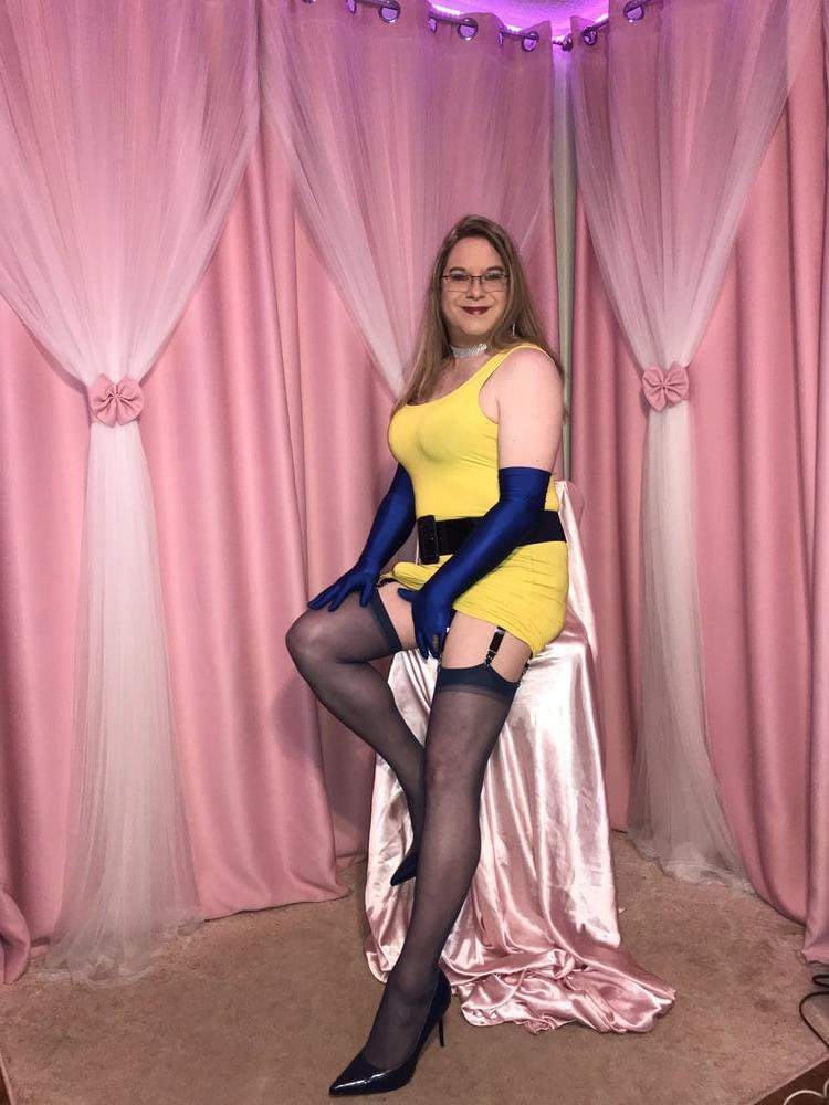 25P Joanie - Yellow Pencil Dress 2