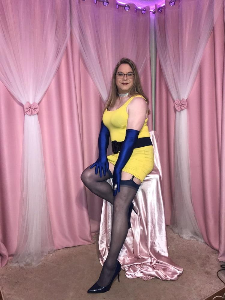 25P Joanie - Yellow Pencil Dress 2