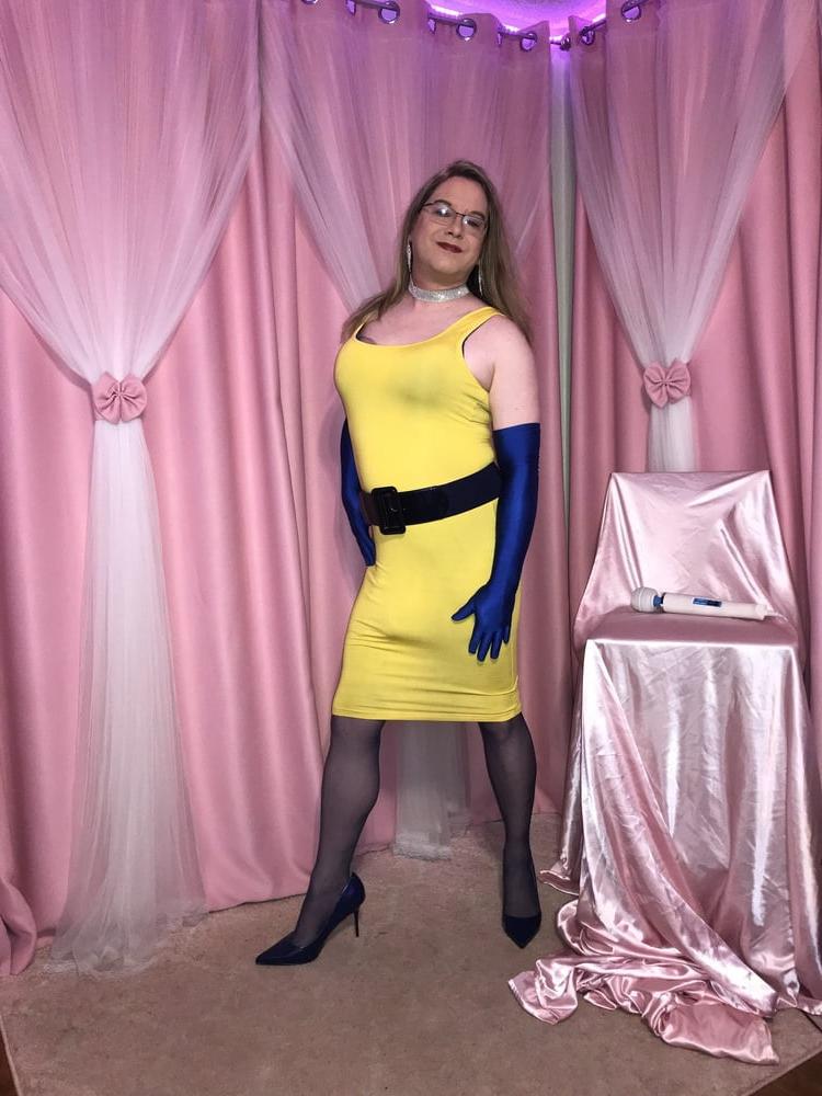 25P Joanie - Yellow Pencil Dress 2