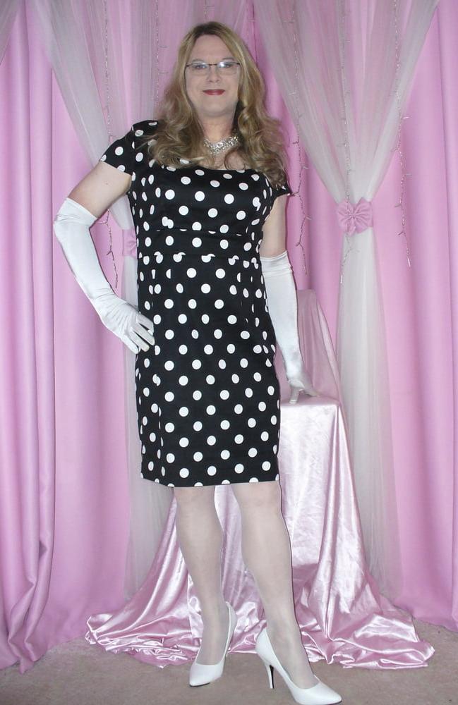 25P Joanie - Vintage Polka Dot Dress
