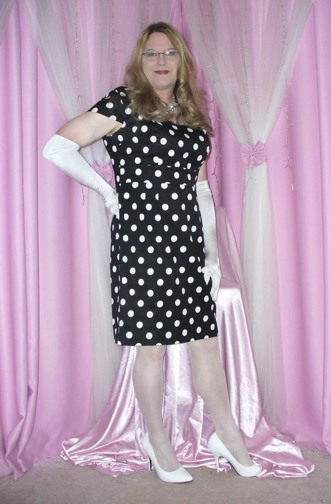 25P Joanie - Vintage Polka Dot Dress
