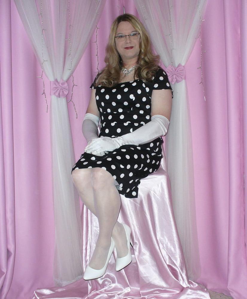 25P Joanie - Vintage Polka Dot Dress