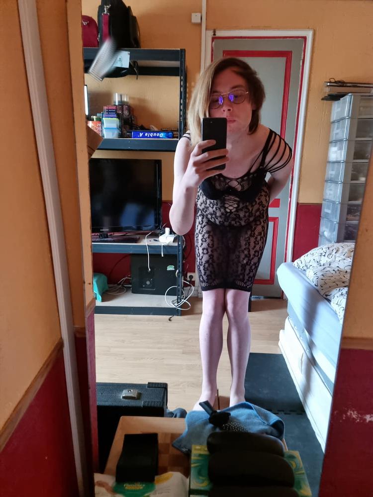 25P sexy leopard black dress